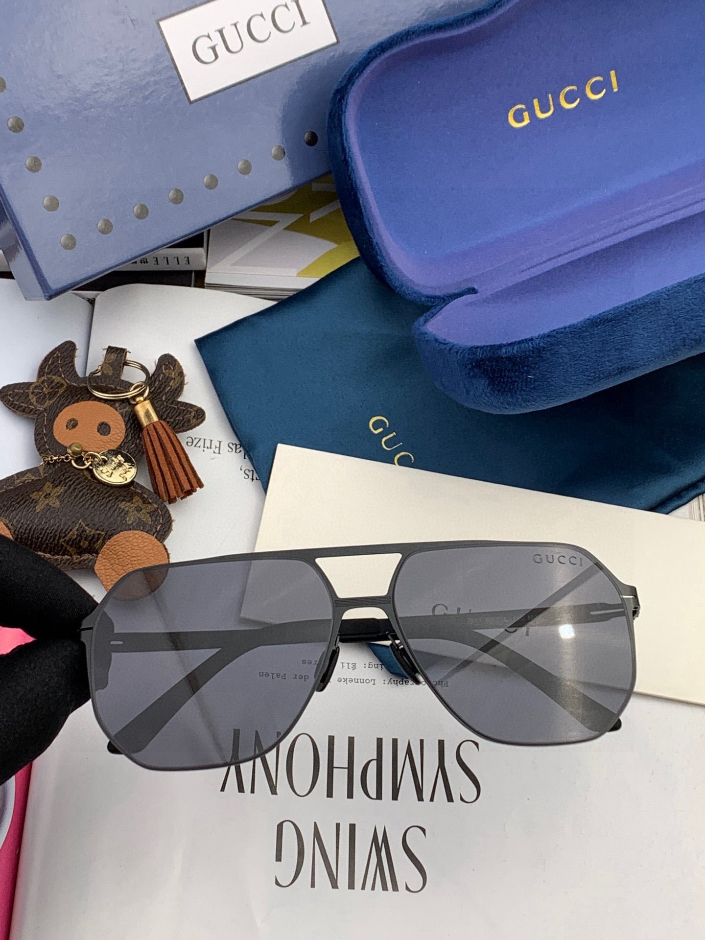 NAVIGATOR FRAME SUNGLASSES G1731 IN METAL - Image 5