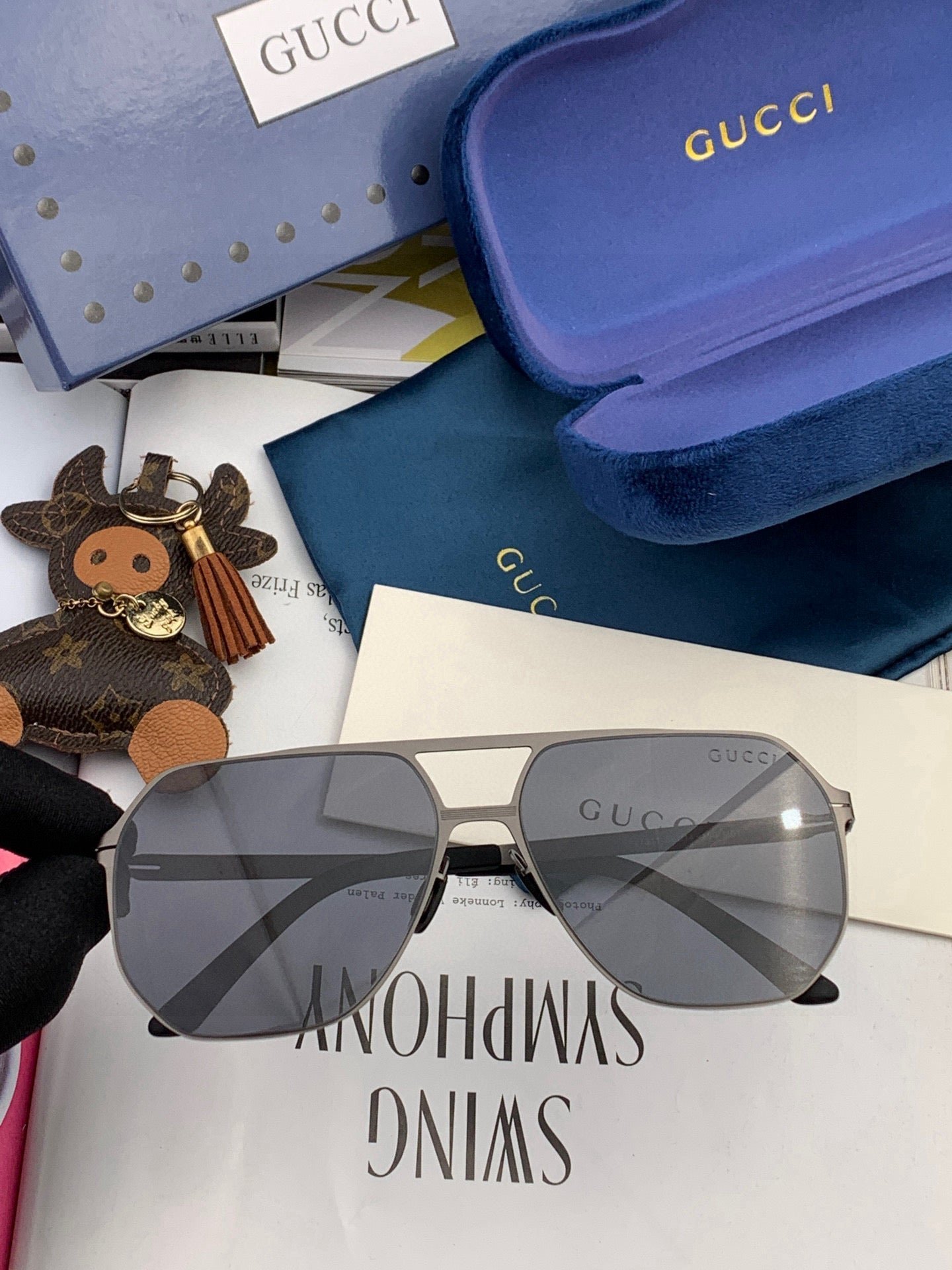 NAVIGATOR FRAME SUNGLASSES G1731 IN METAL - Image 6