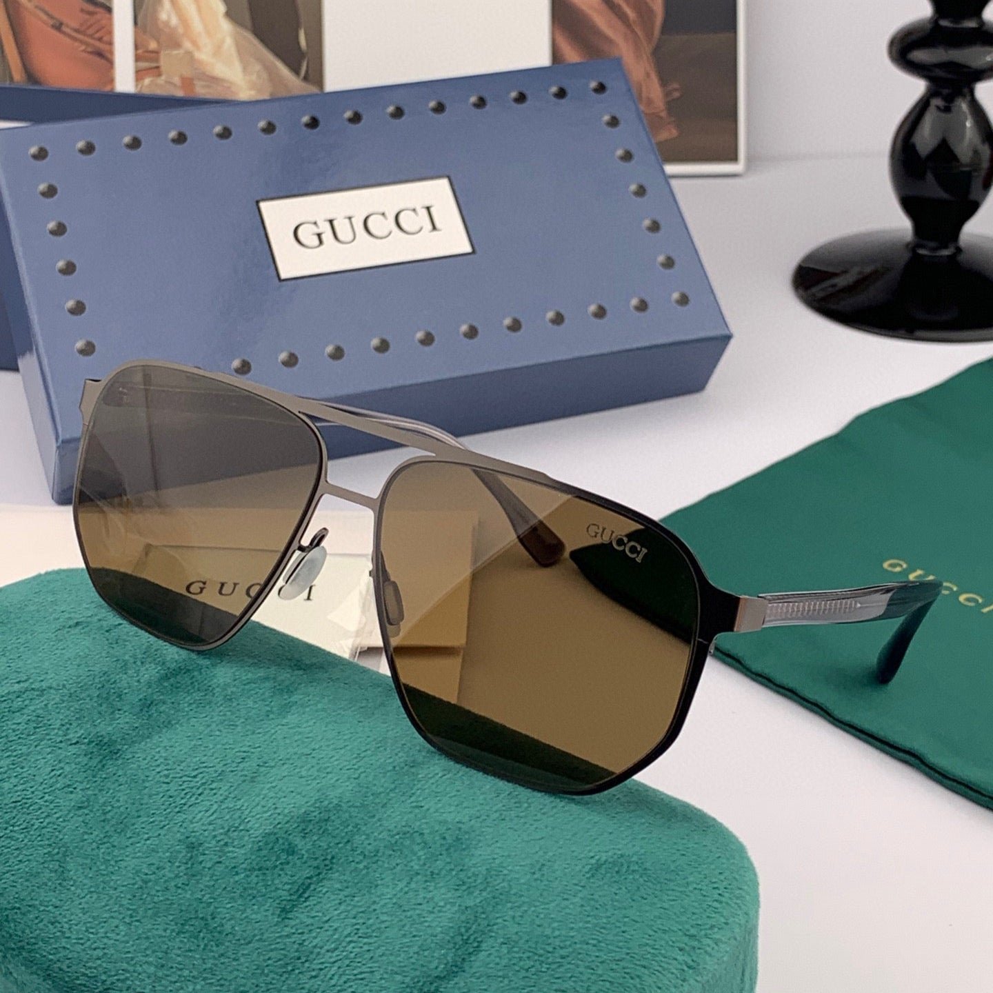 NAVIGATOR FRAME SUNGLASSES G8810 IN METAL - Image 2