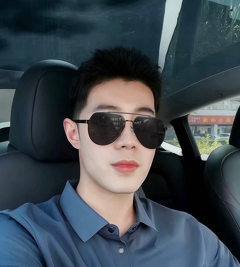 PILOT SUNGLASSES L311 IN METAL - Image 9
