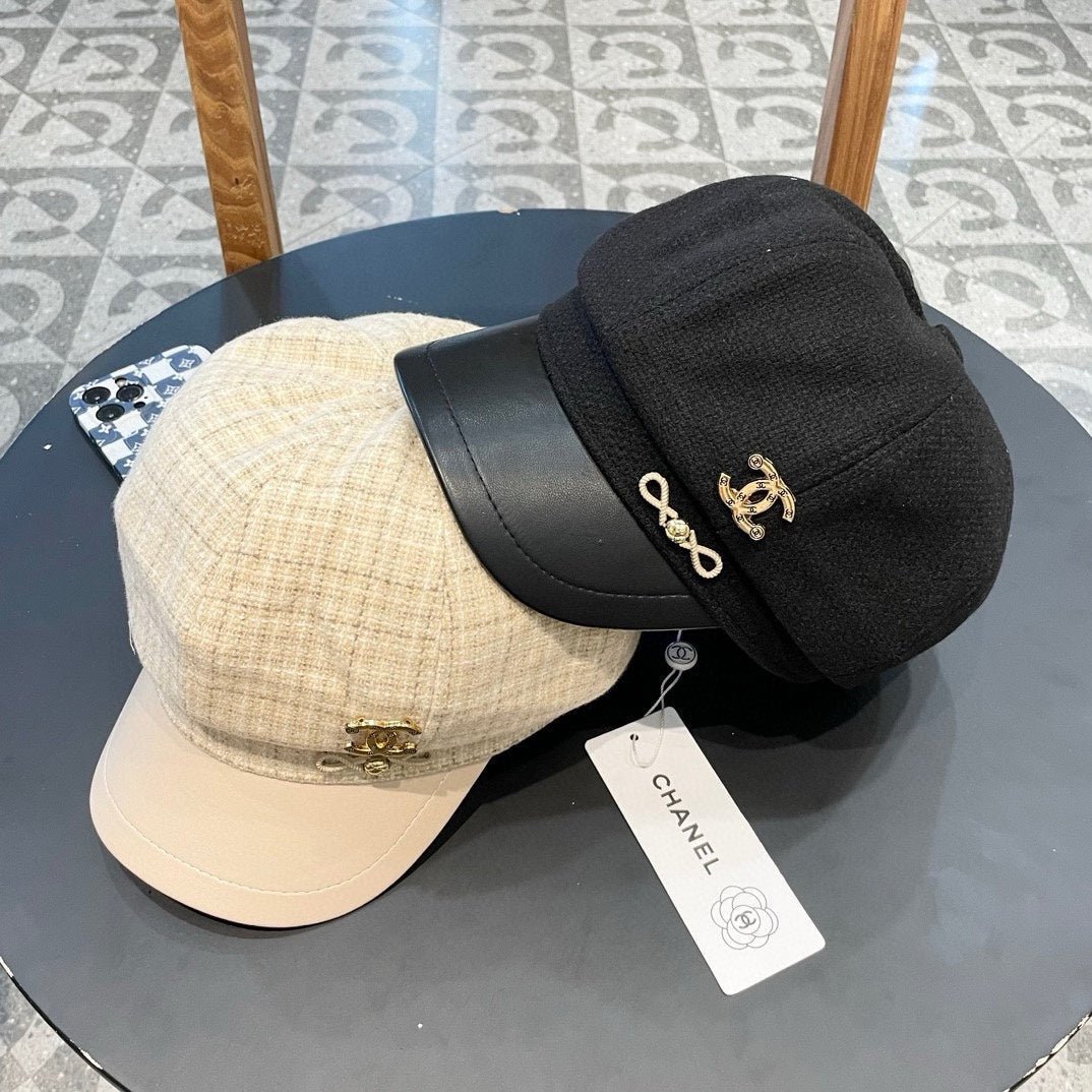 NEWSBOY CAP WHITE 430005 - Image 9