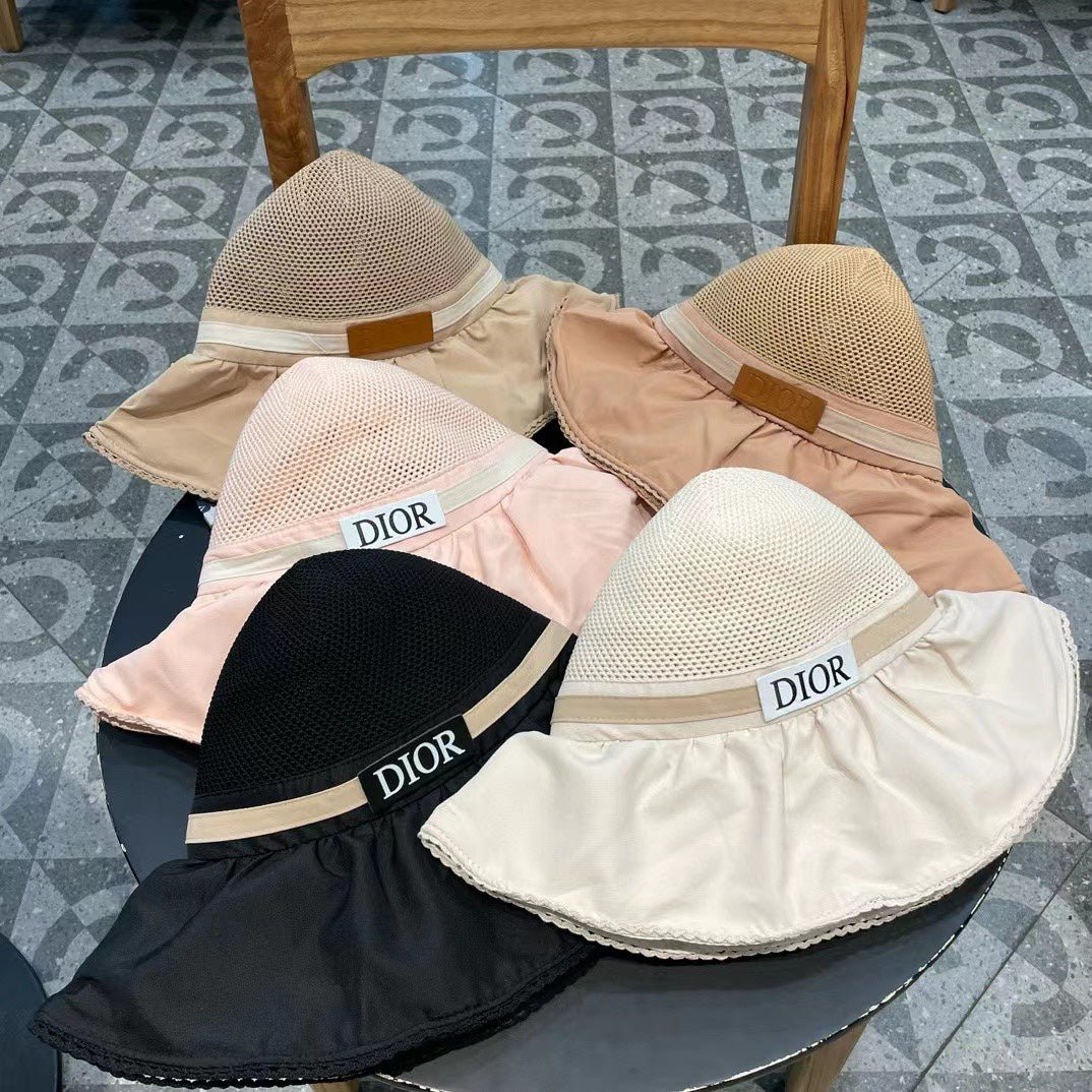 WHEAT BEIGE STRAW BUCKET HAT WITH BOW FABRIC BORDER 439644 - Image 9
