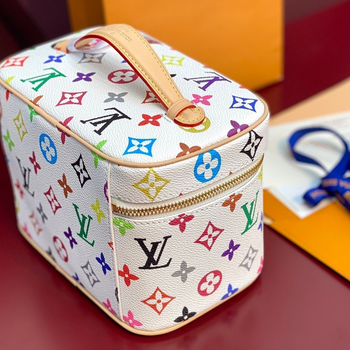 NICE BB 20 IN MULTICOLOR MONOGRAM CANVAS GOLD ZIPPER - Image 3