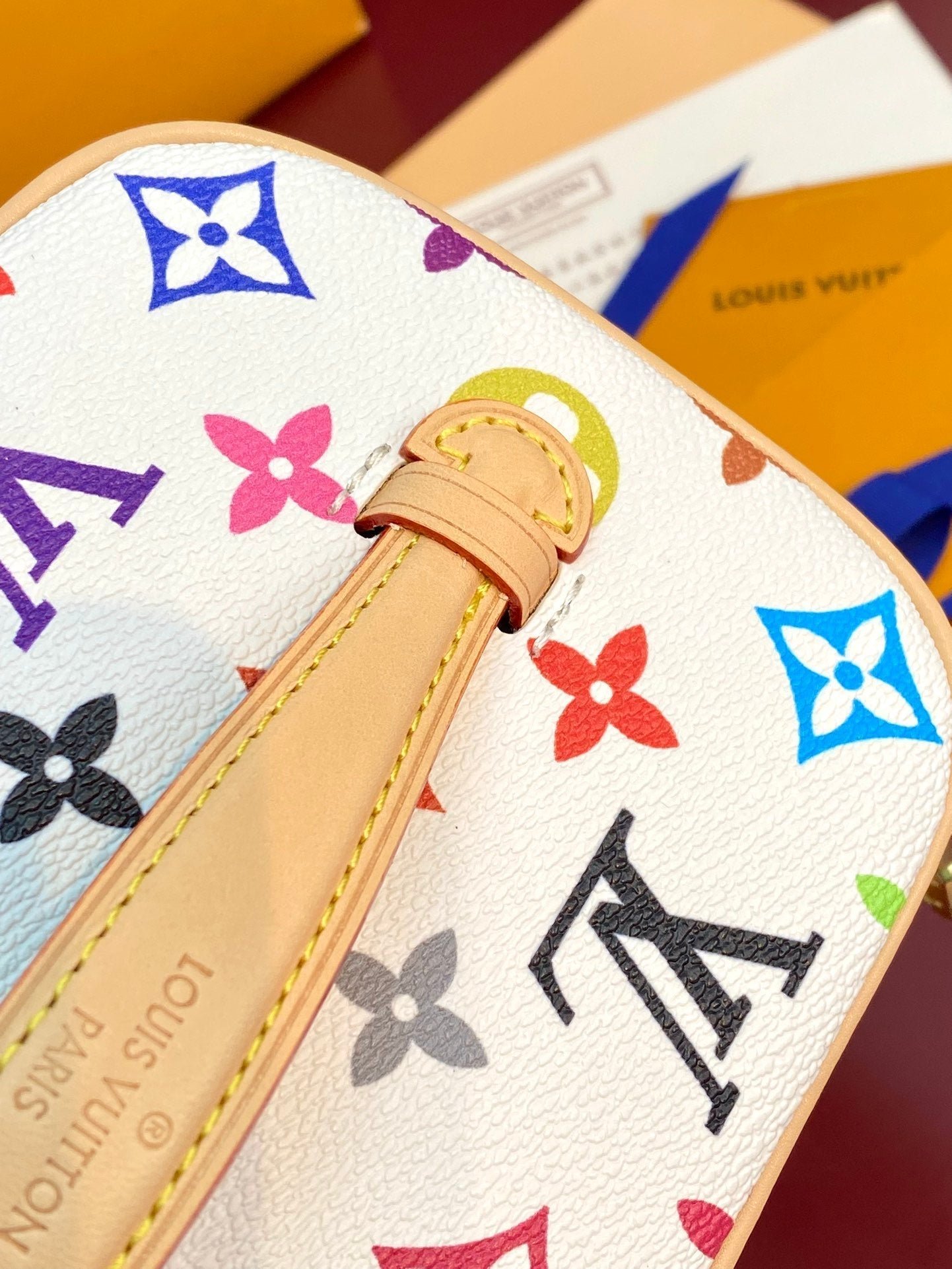 NICE BB 20 IN MULTICOLOR MONOGRAM CANVAS GOLD ZIPPER - Image 8