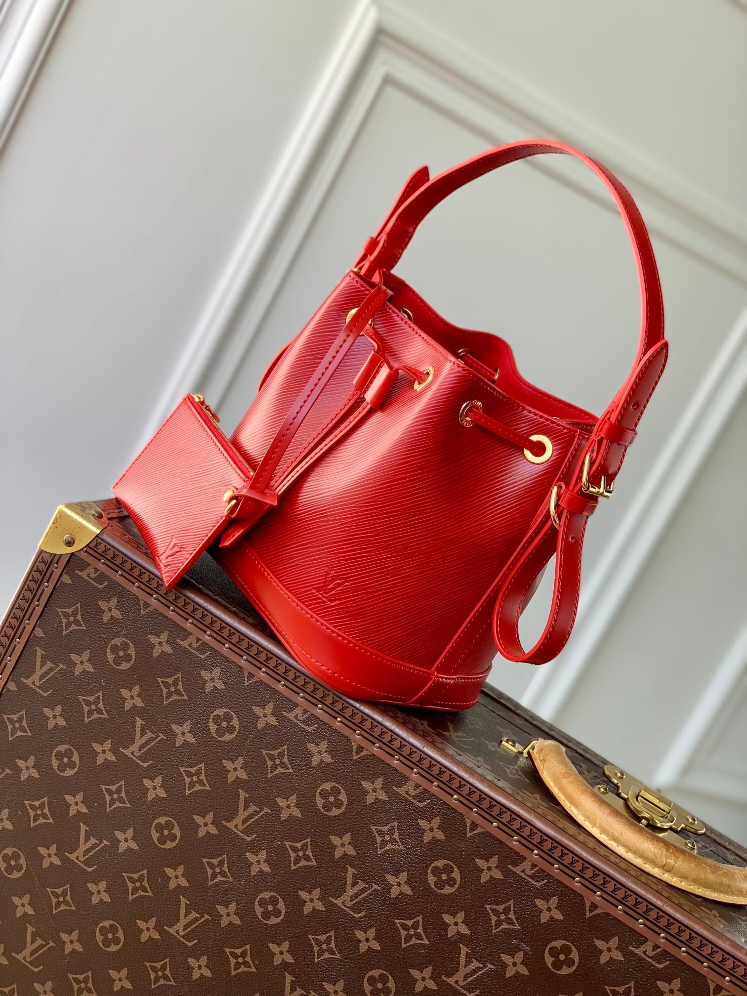 NOÉ BB 20 IN RED EPI LEATHER - Image 4