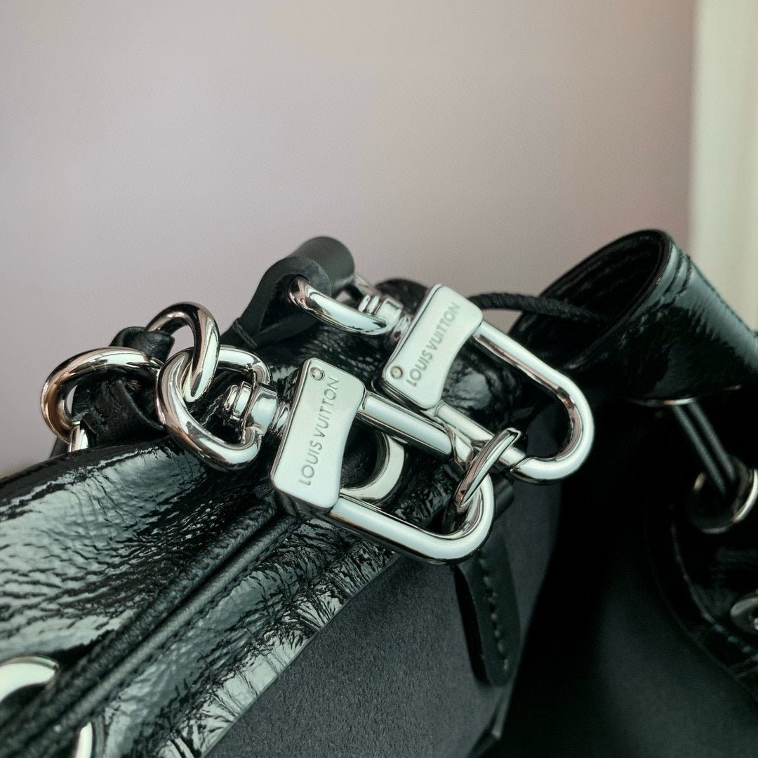NOÉ TRUNK PM 23 IN BLACK COUSSIN SILVER HARDWARE - Image 5