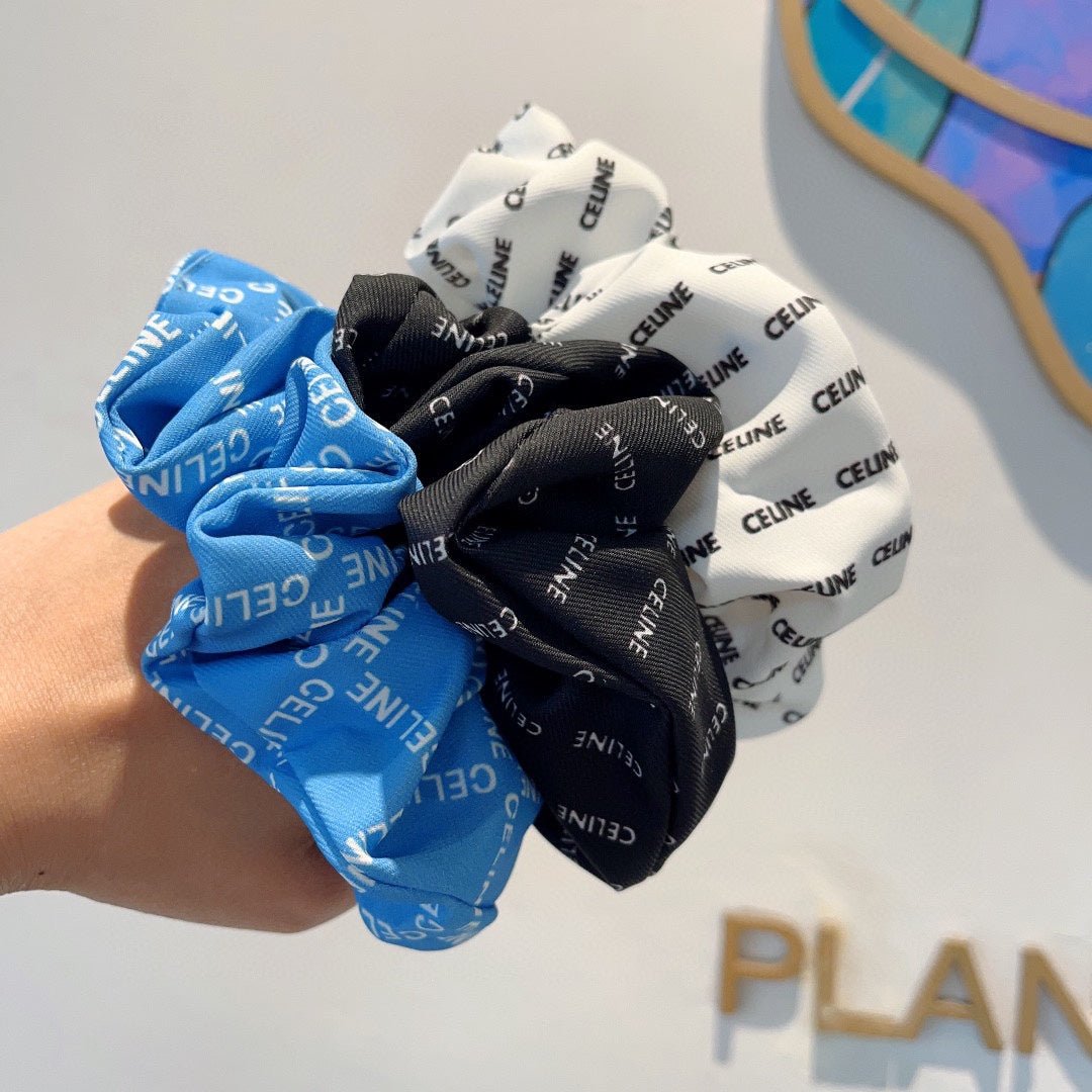 WHITE WRINKLED FABRIC SCRUNCHIE 358224 - Image 8