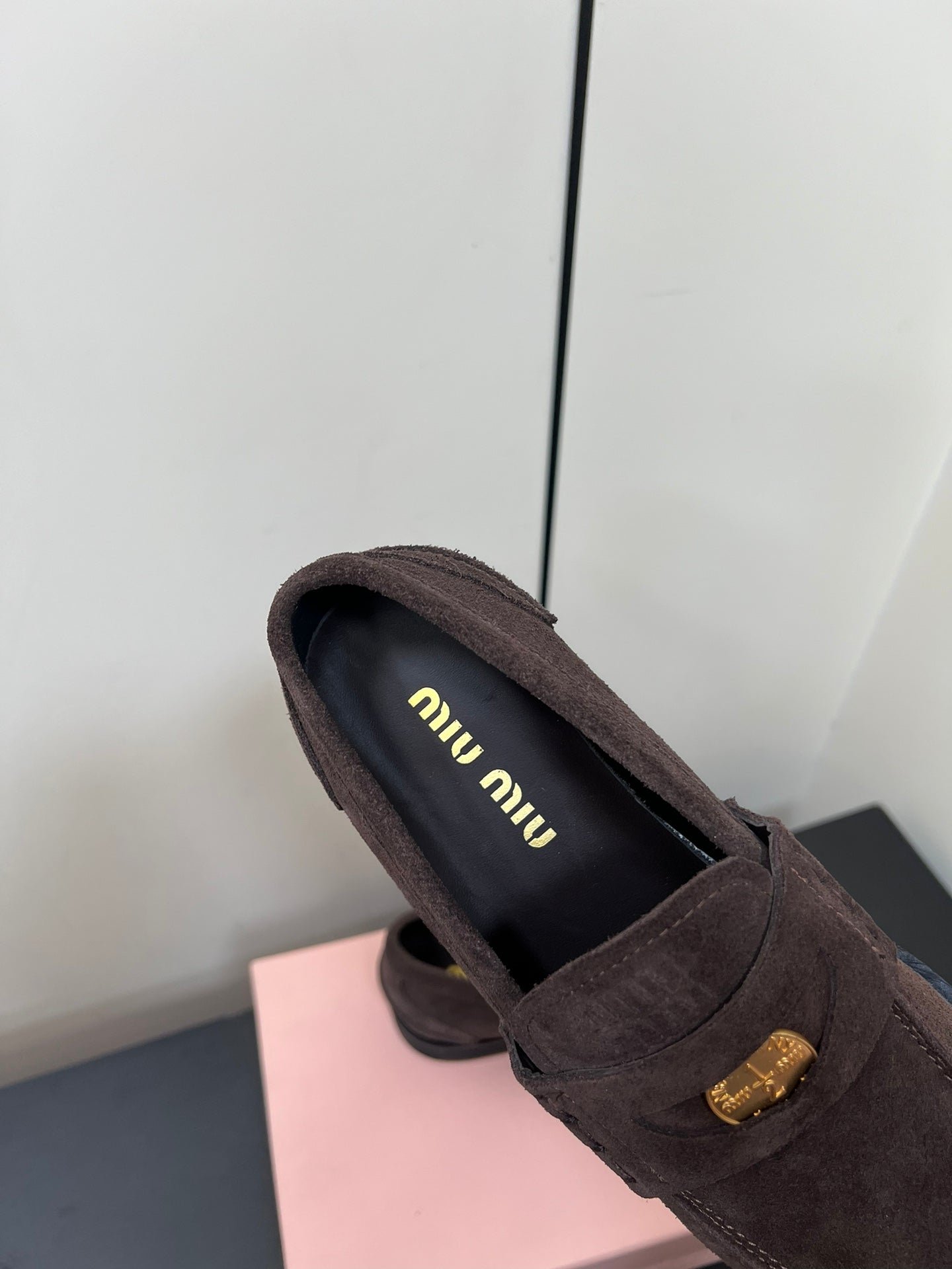 PENNY LOAFERS IN CHOCOLATE SUEDE - Image 2