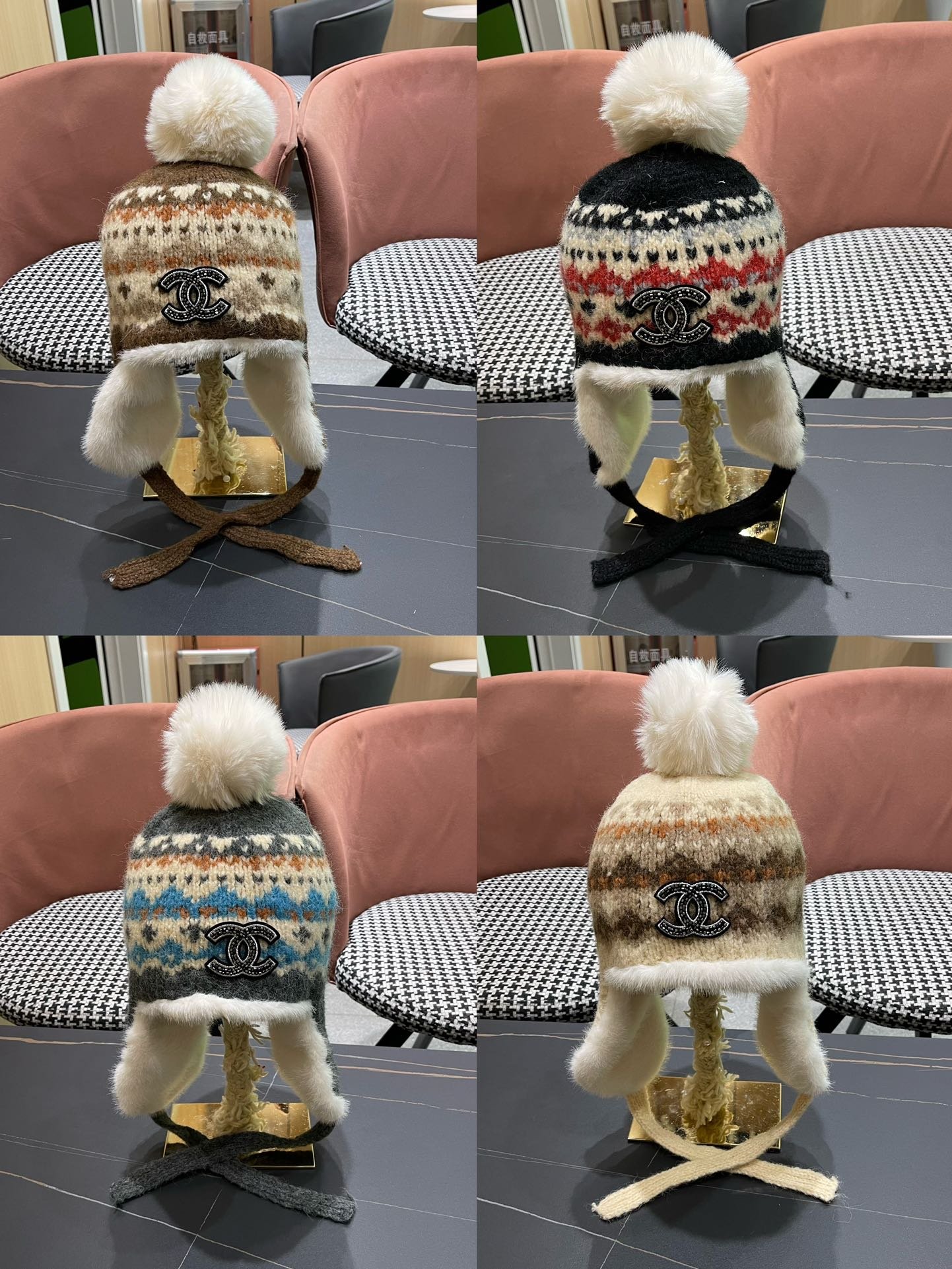 PLUSH WINTER HAT COLORFUL 431203 - Image 8