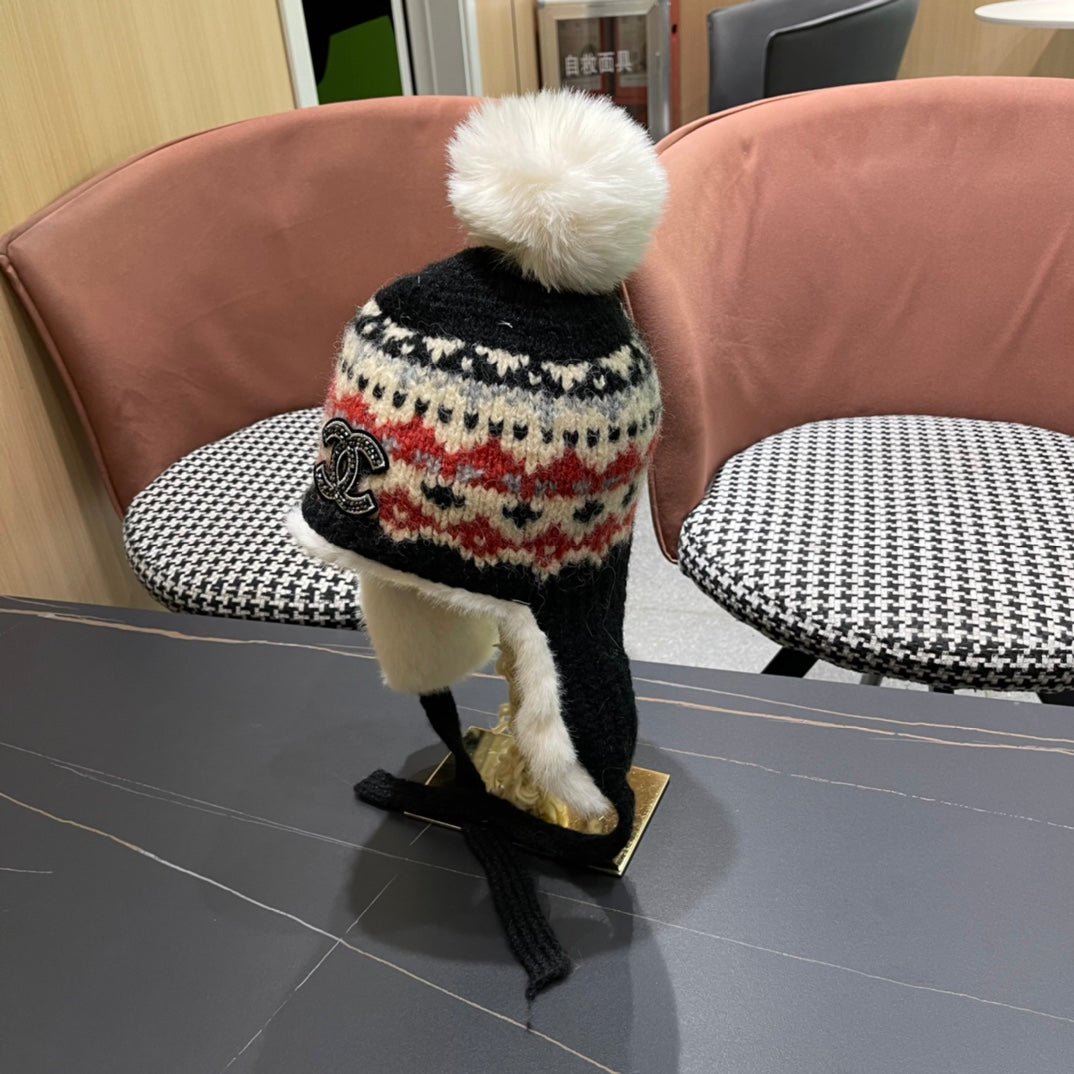 PLUSH WINTER HAT COLORFUL 431203 - Image 3