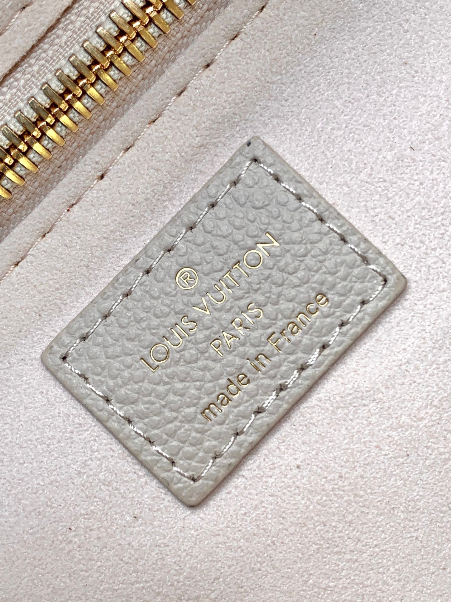 NEVERFULL MM TOTE BAG 32 IN WHITE MIX ORANGE CALFSKIN - Image 7
