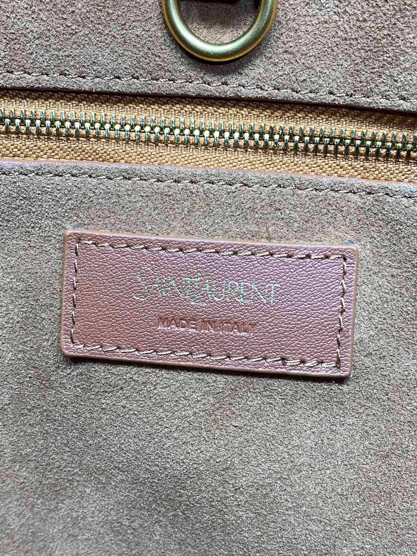 Y TOTE BAG 39 IN TAWNY BROWN CALFSKIN - Image 2