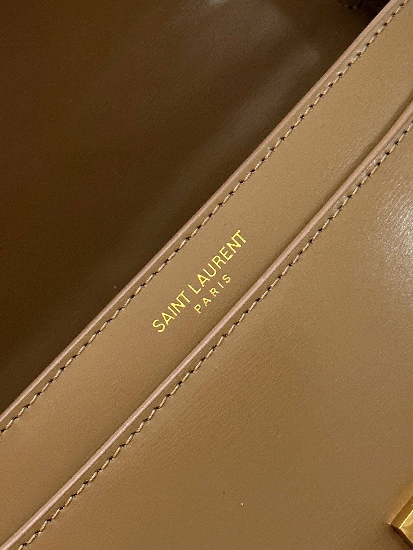 VOLTAIRE 17 CARAMEL BROWN CALFSKIN BAG - Image 6