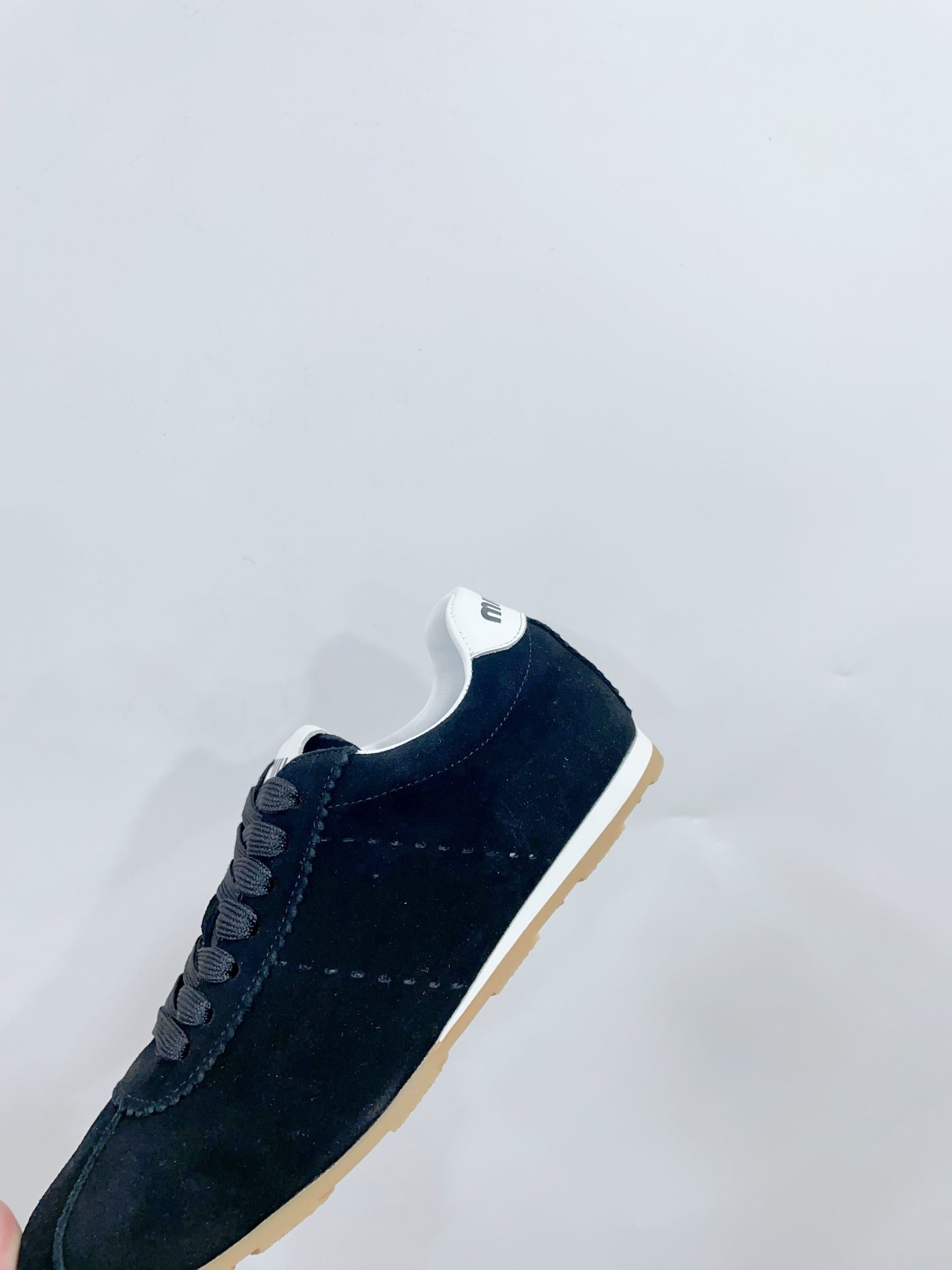 PLUME SUEDE SNEAKERS BLACK - Image 9