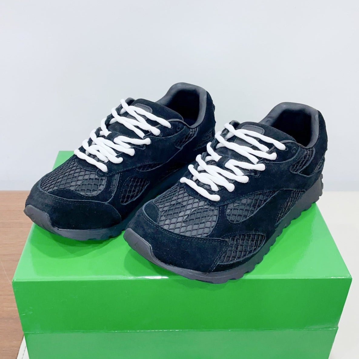 ORBIT SNEAKER IN BLACK SUEDE AND TECHNICAL MESH - Image 3