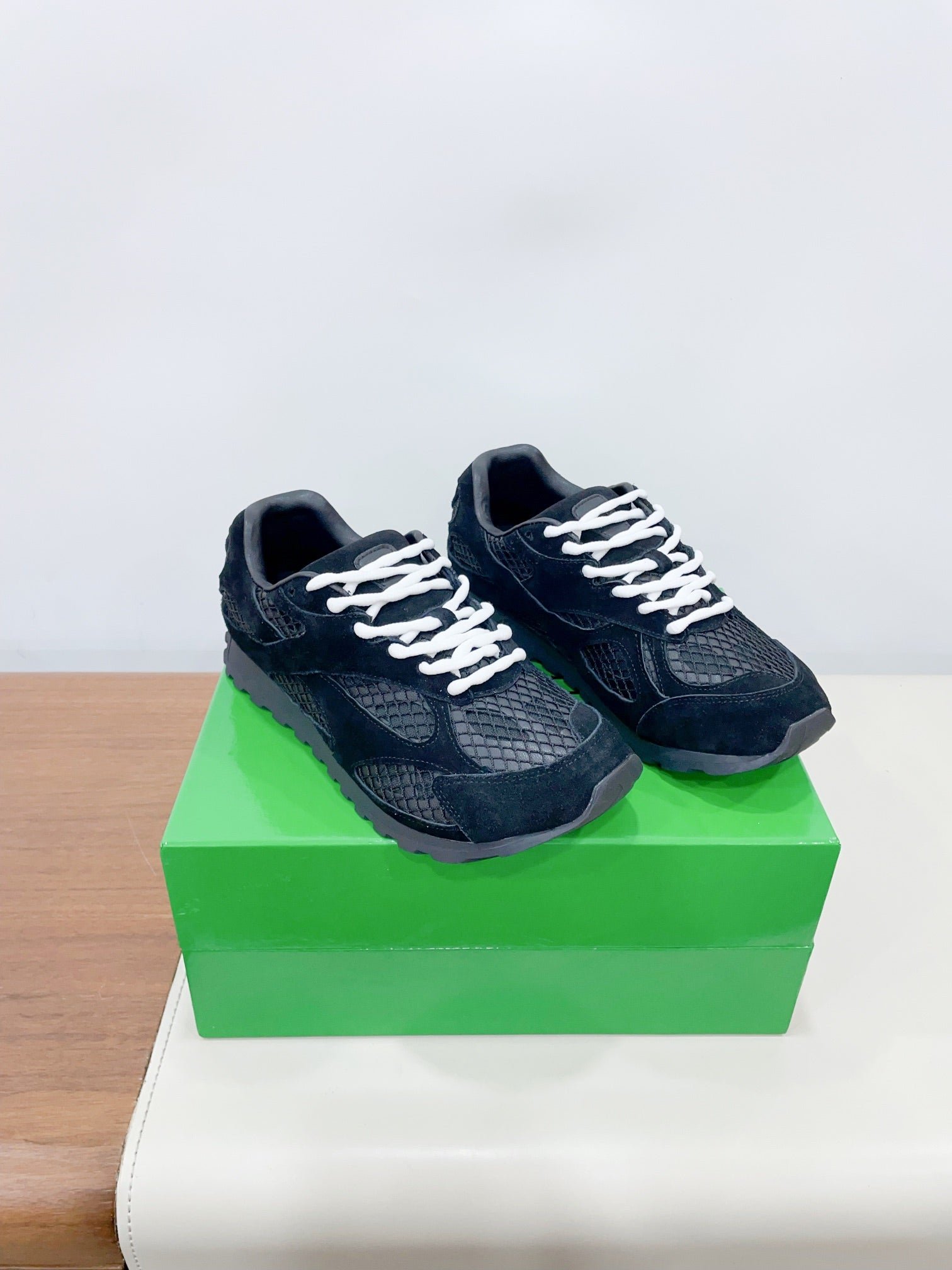 ORBIT SNEAKER IN BLACK SUEDE AND TECHNICAL MESH - Image 2