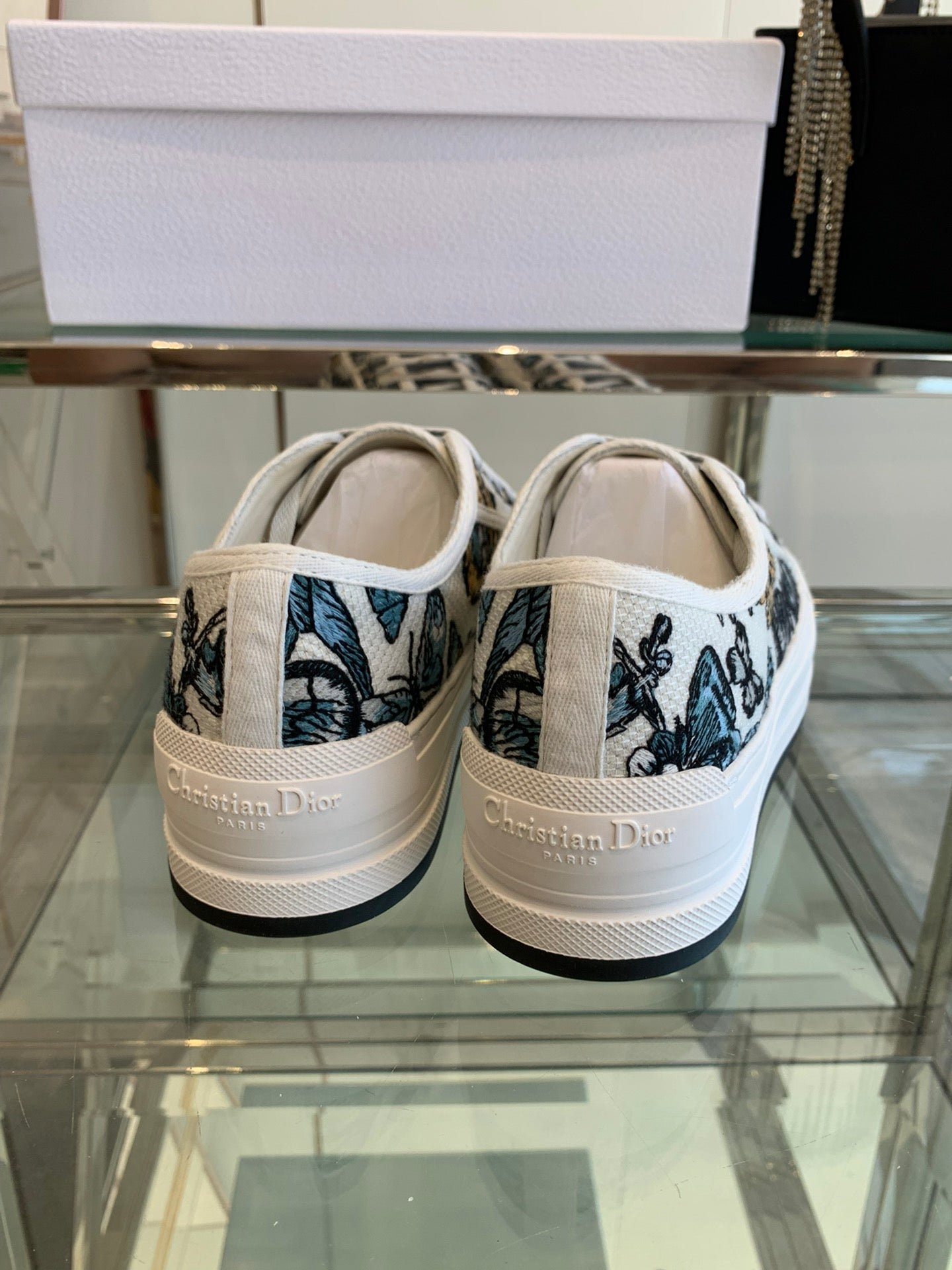 WALK'N PLATFORM SNEAKER IN COLORFUL EMBROIDERED FABRIC - Image 8