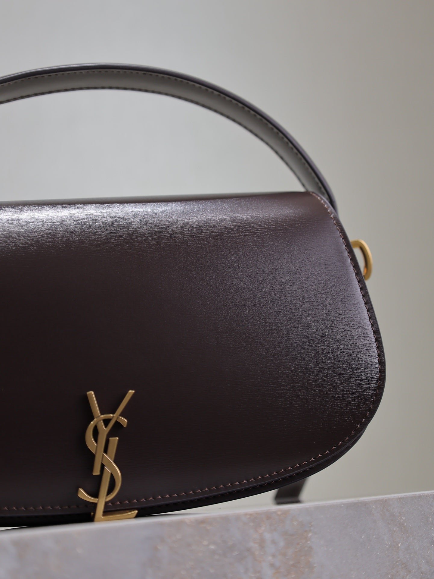 VOLTAIRE 24 IN BRUNETTE BROWN CALFSKIN - Image 3