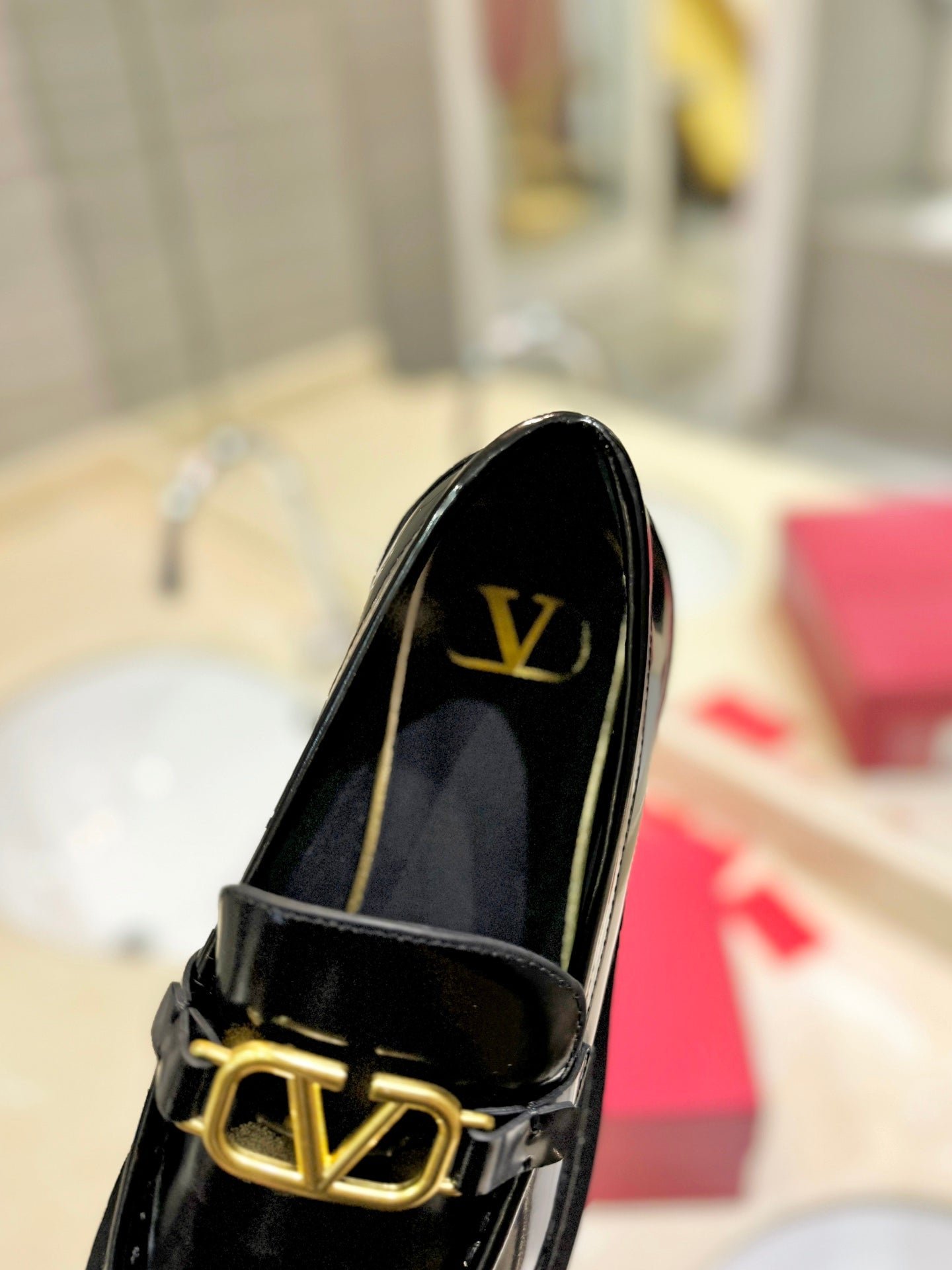 Vlogo Signature Black Calfskin Loafer - Image 7