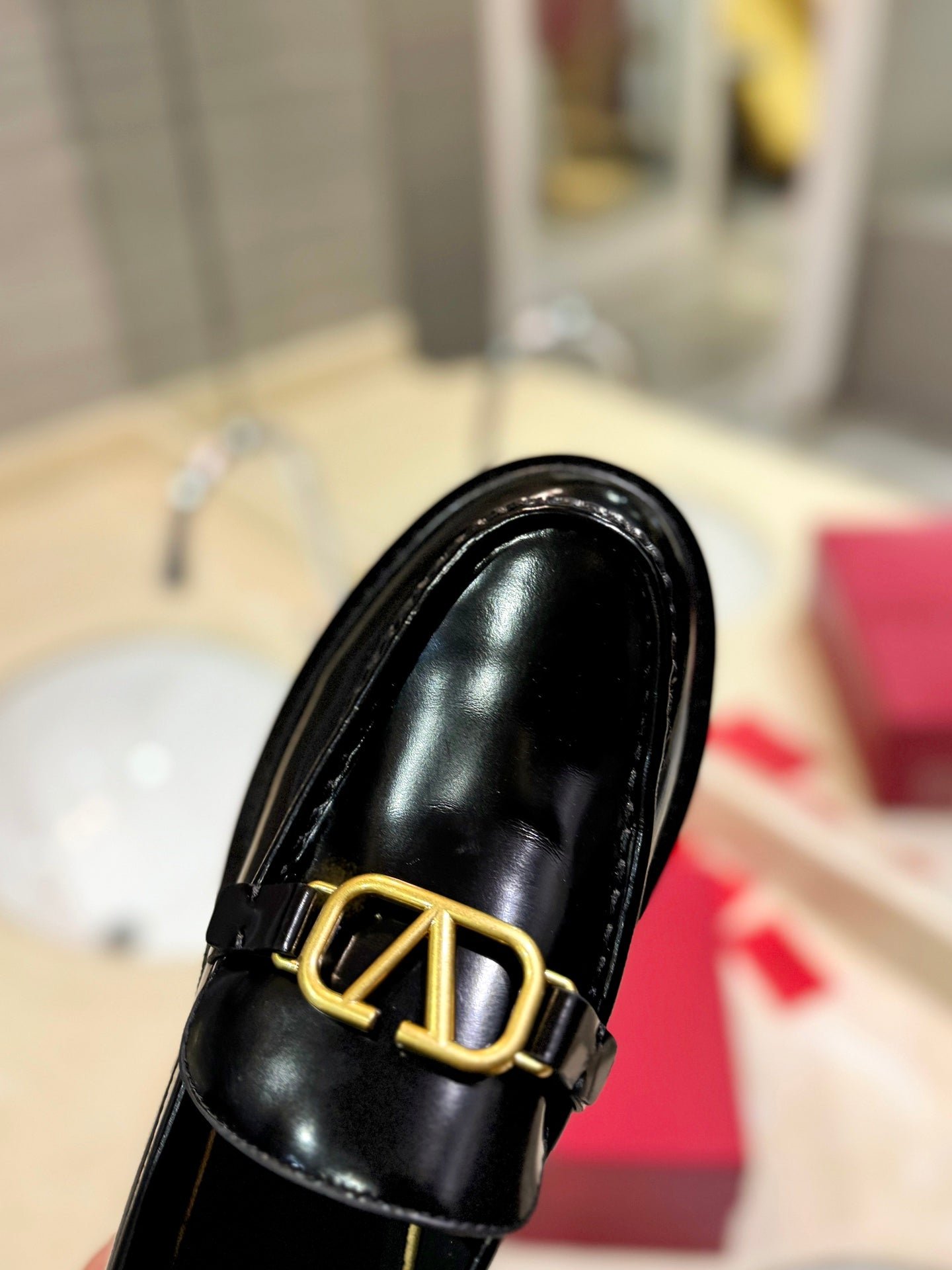 Vlogo Signature Black Calfskin Loafer - Image 6
