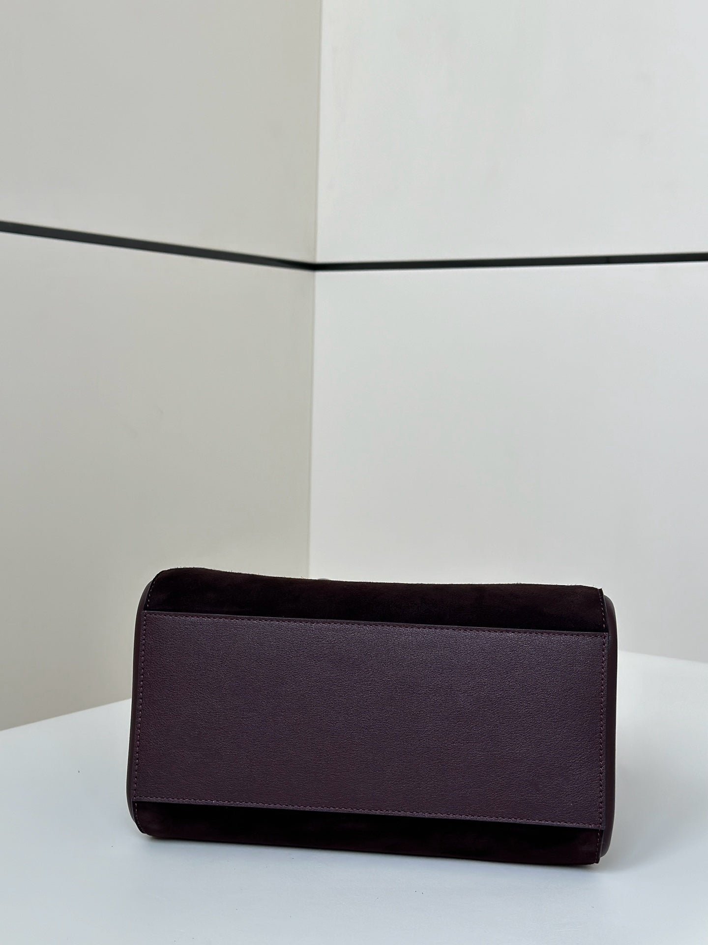 ORIGAMI MINI 19 IN WINE RED LAMBSKIN AND SUEDE - Image 2