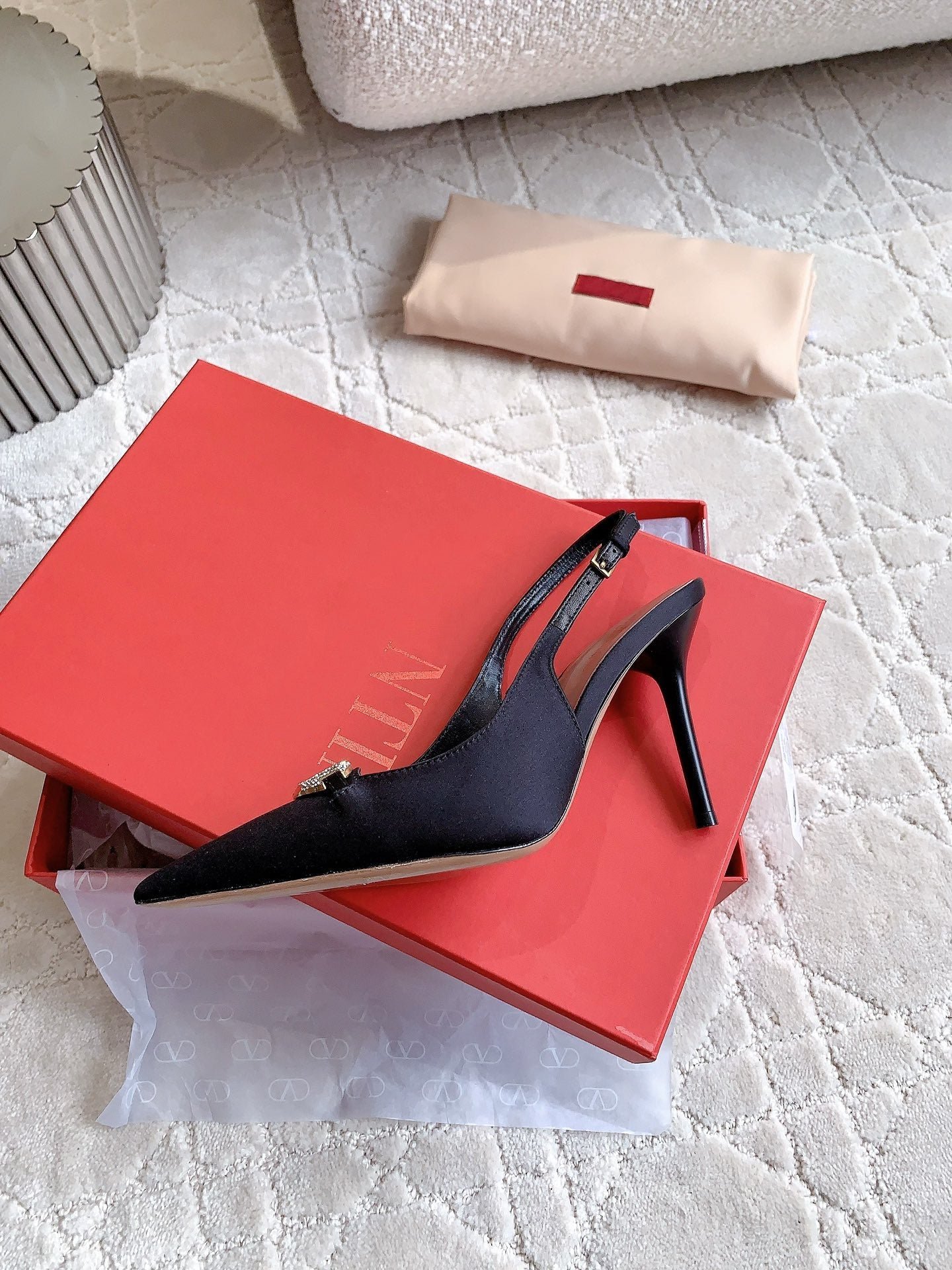 Vlogo Slingback Pump 90MM Black - Image 5