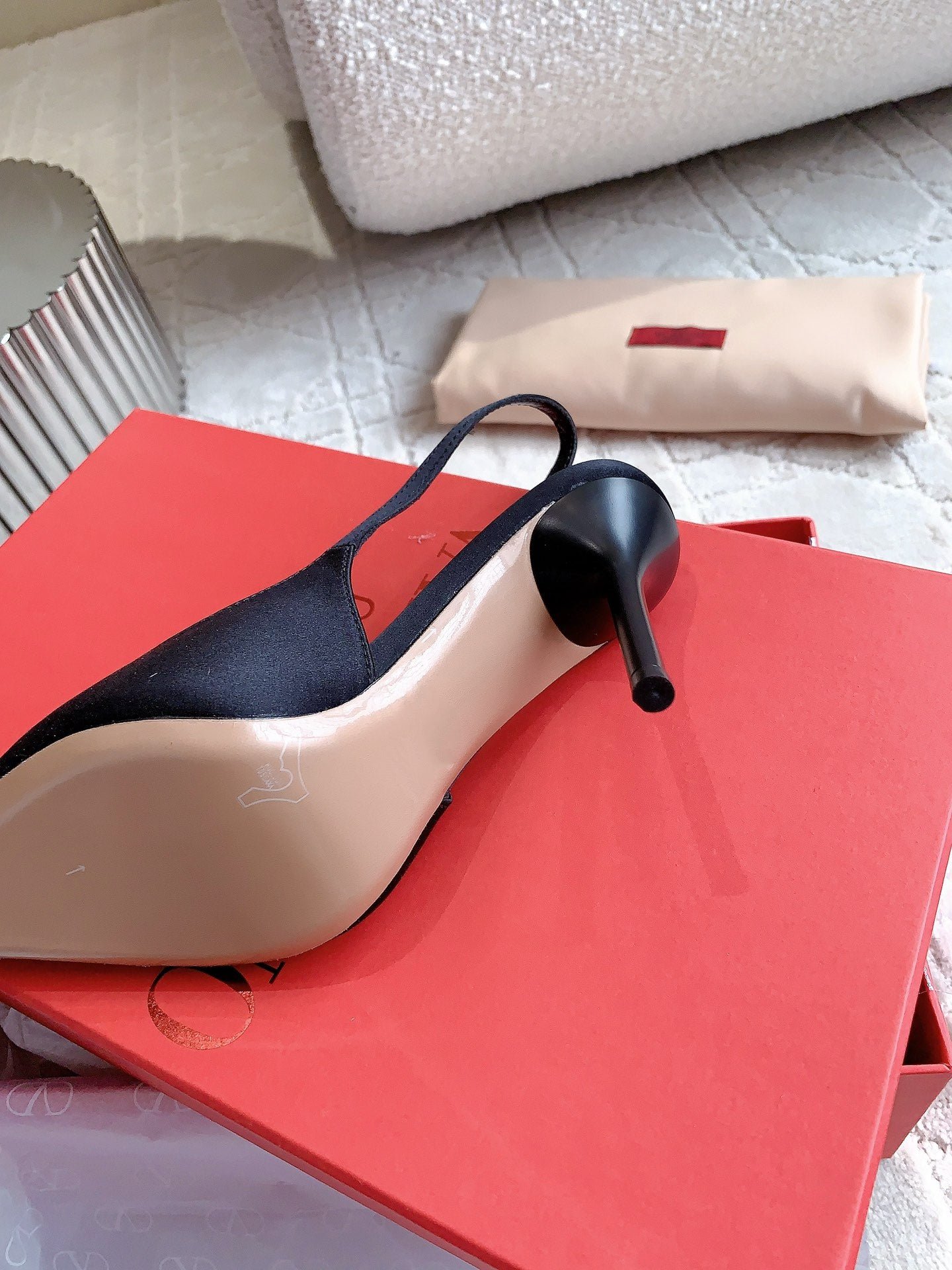 Vlogo Slingback Pump 90MM Black - Image 9