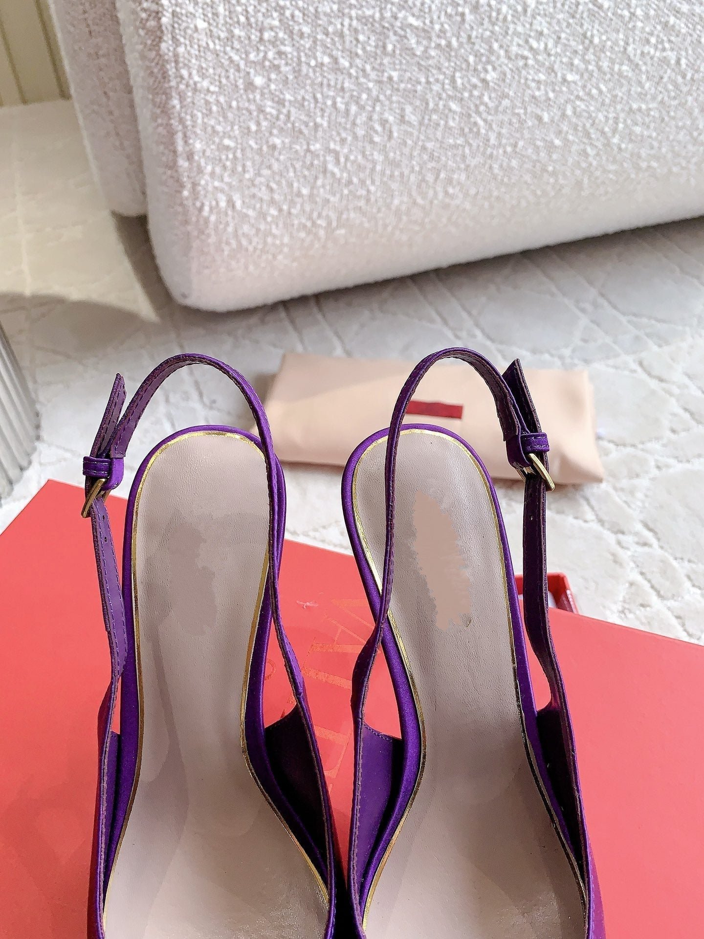 Vlogo Slingback Pump 90MM Purple - Image 7