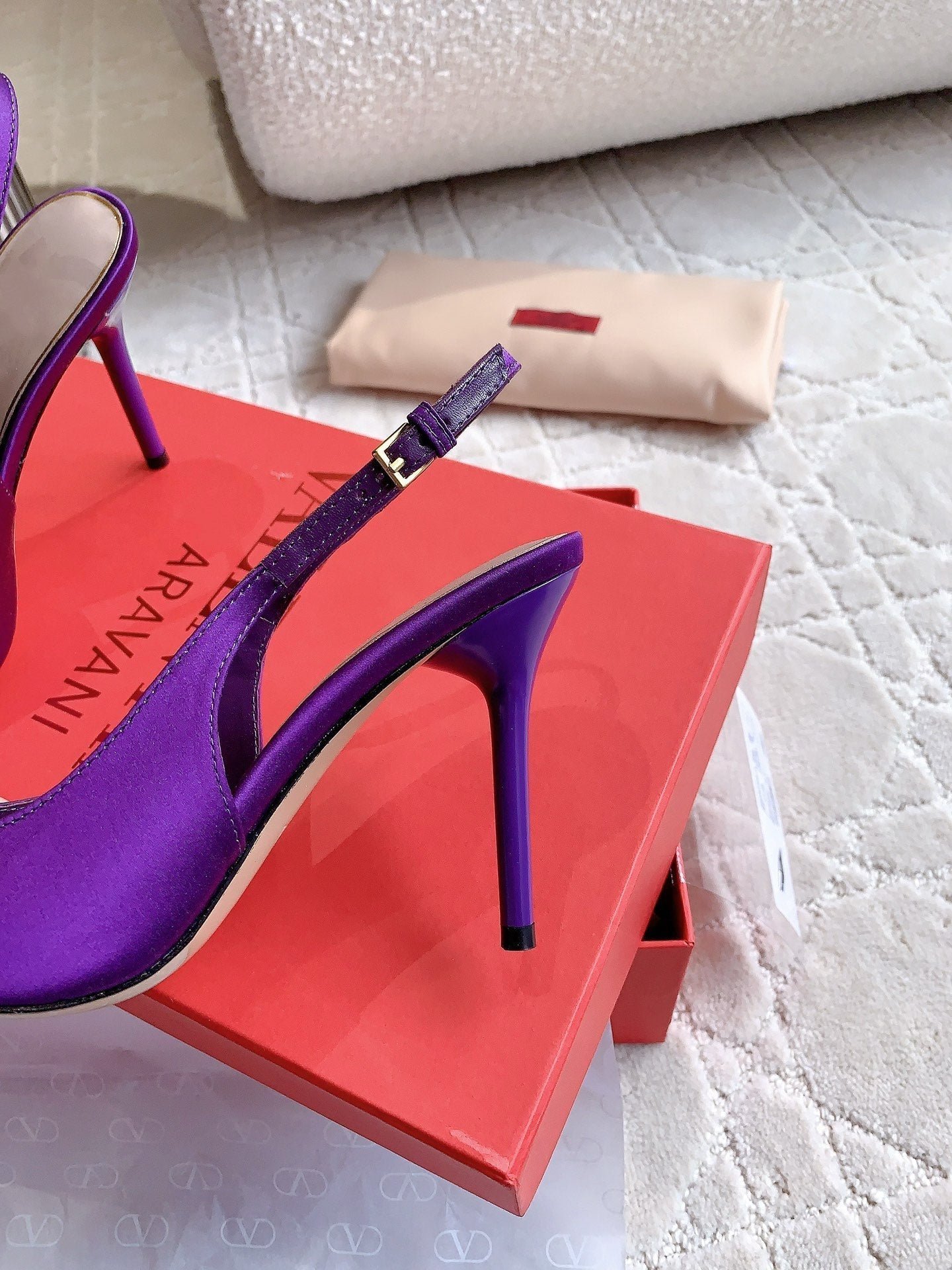 Vlogo Slingback Pump 90MM Purple - Image 8
