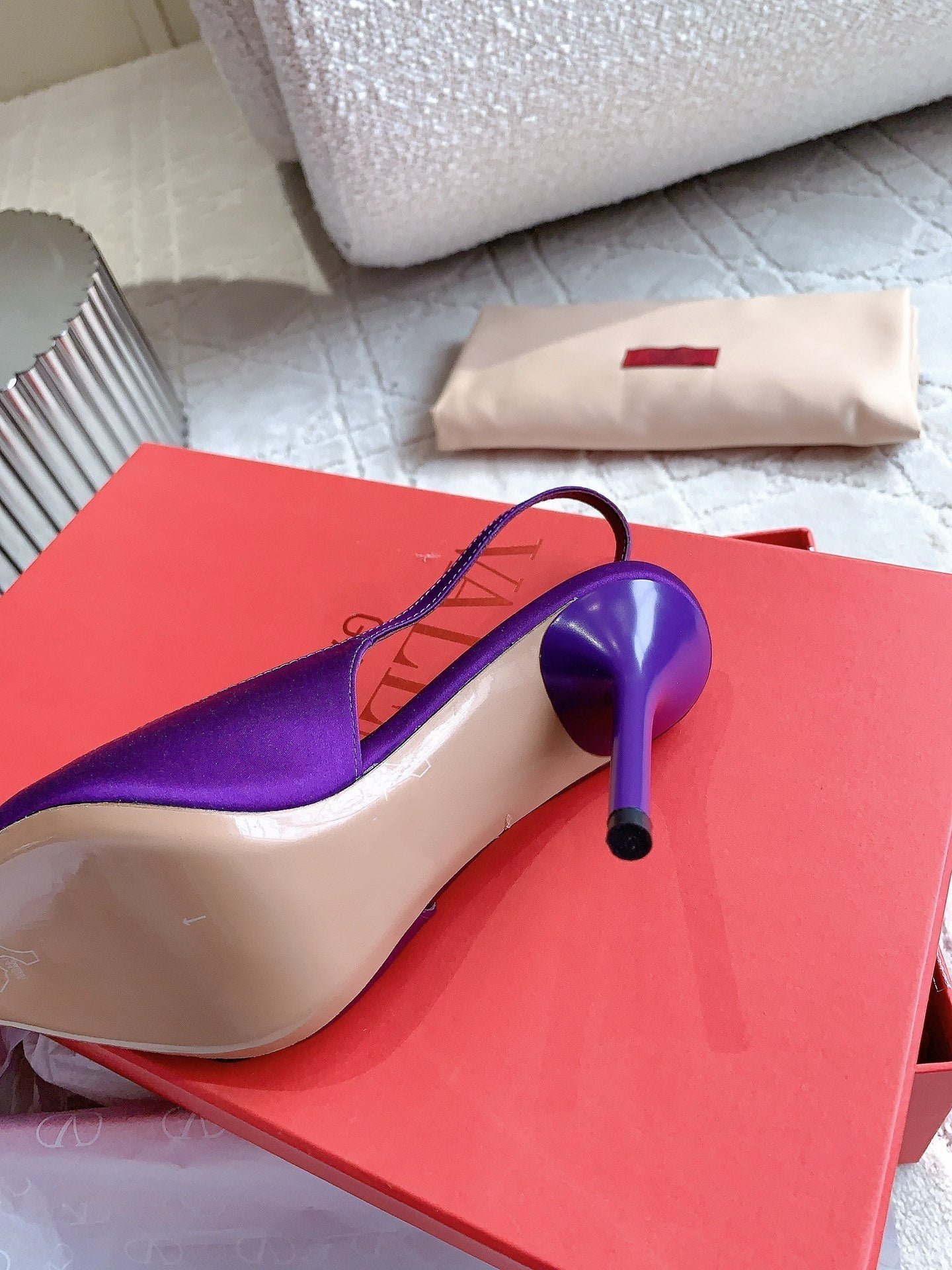 Vlogo Slingback Pump 90MM Purple - Image 9