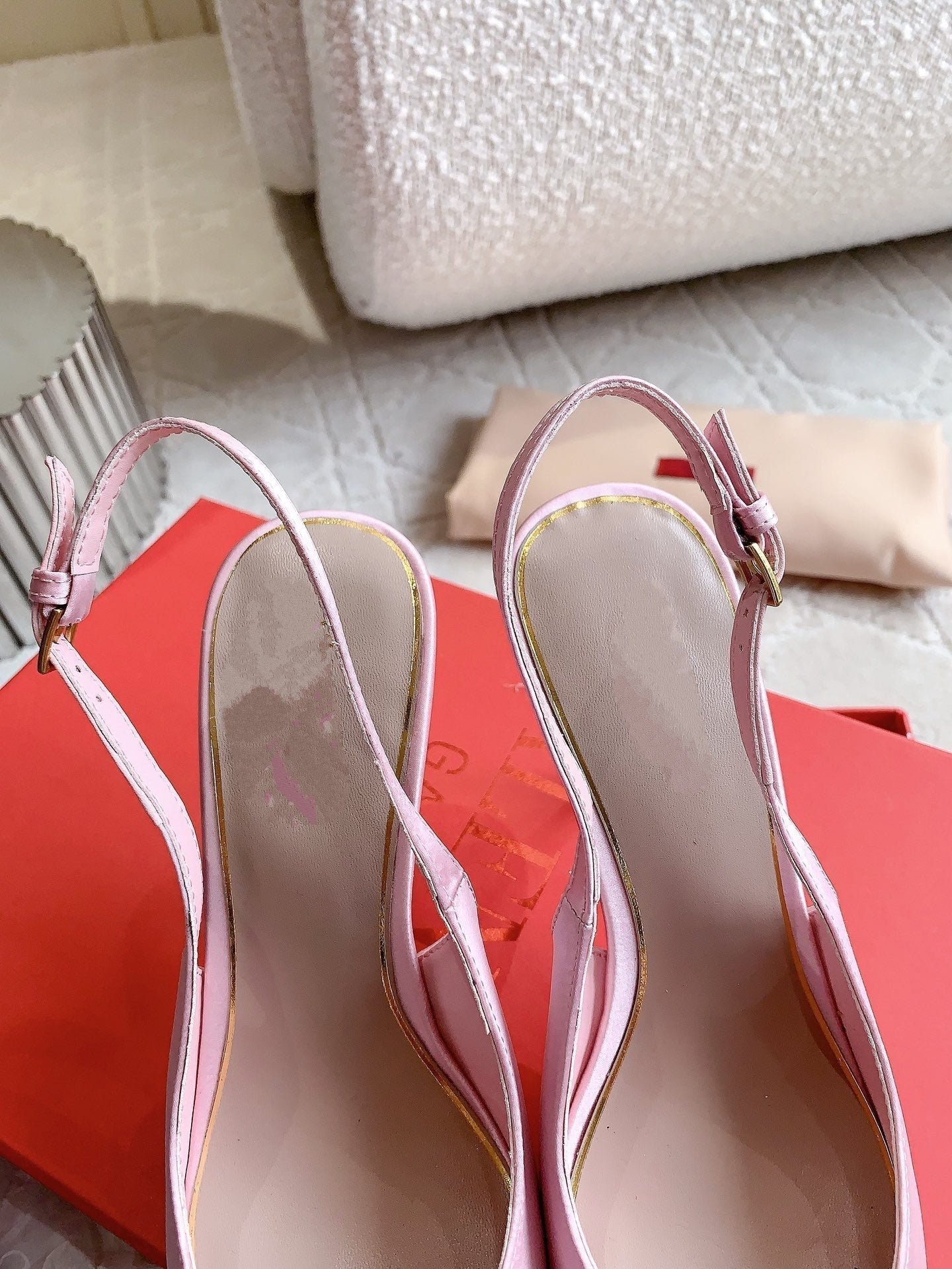 Vlogo Slingback Pump 90MM Pink - Image 7