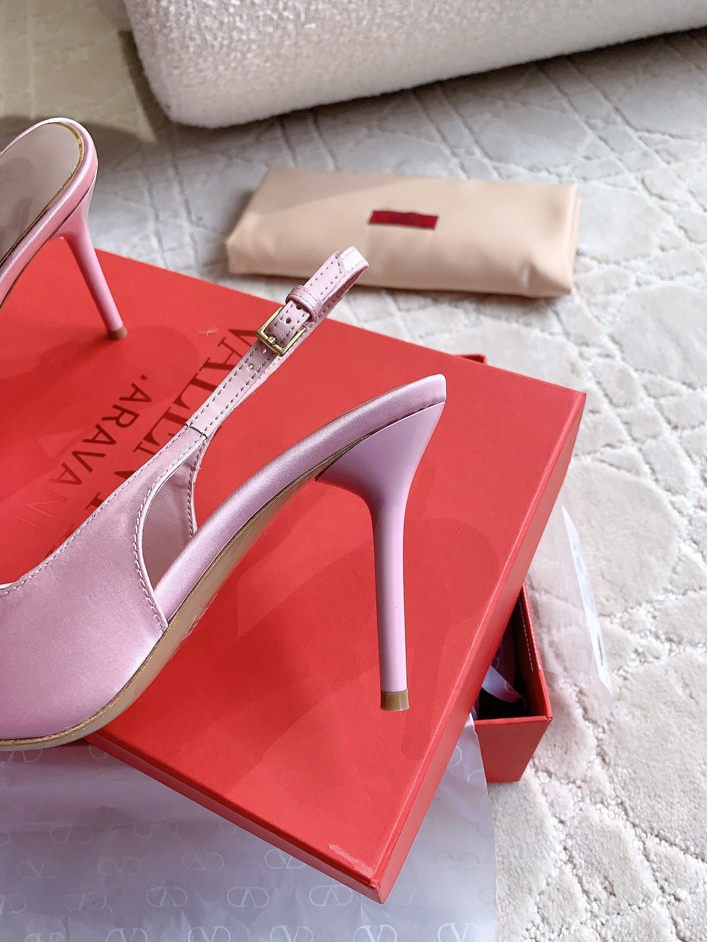 Vlogo Slingback Pump 90MM Pink - Image 8