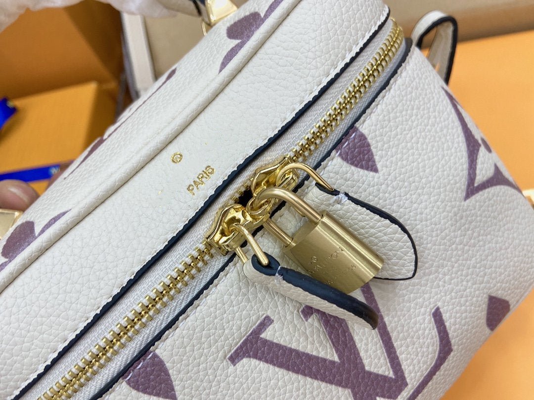 VANITY PM 19CM WHITE PURPLE MONOGRAM CANVAS LEATHER - Image 3